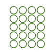 20 Pk Green HNBR O-ring - Denso Suction / Discharg MT0304