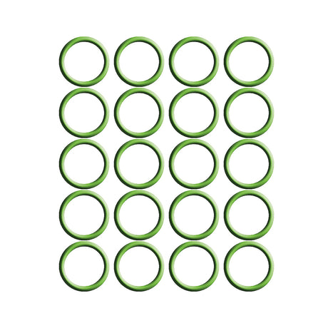 20 Pk Green HNBR O-ring - Denso Suction / Discharg MT0304