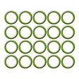 20 Pk, Green HNBR O-ring - Chry/inf/lex/nis/sub/to MT0312