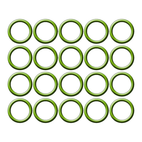20 Pk, Green HNBR O-ring - Chry/inf/lex/nis/sub/to MT0312