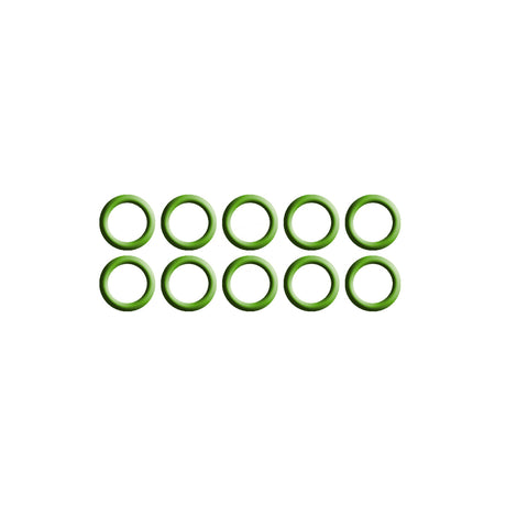 10 Pk Green HNBR O-ring - #8 (1/2") Dual MT0344-10