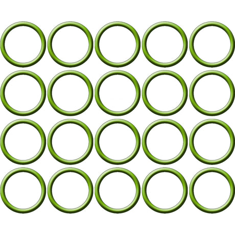 20 Pk, Green HNBR O-ring MT0461