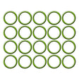 20 Pk, Green HNBR O-ring MT0462