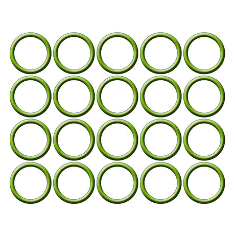20 Pk, Green HNBR O-ring MT0462