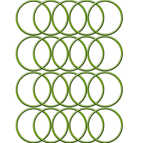 20 Per, Green HNBR O-ring MT0935