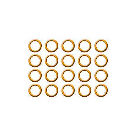 20 Pk Orange HNBR O-ring MT1179