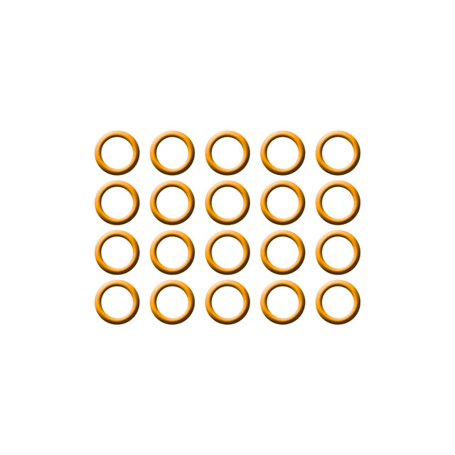 20 Pk Orange HNBR O-ring MT1179
