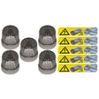 5 PK COMPRESSOR GUARD SCREEN SIZE - 13.23mm MT1559