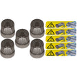 5 PK COMPRESSOR GUARD SCREEN SIZE - 15.11mm MT1566
