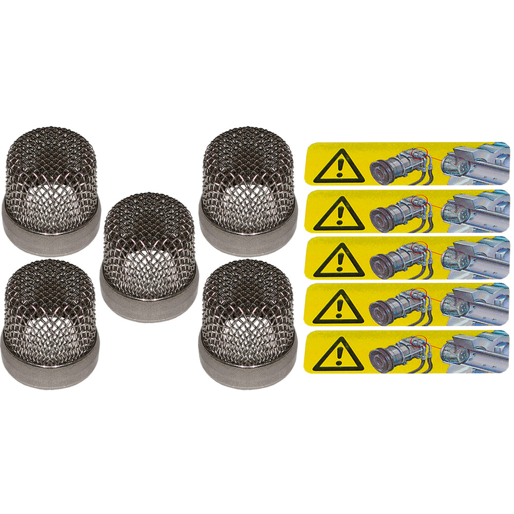 5 PK COMPRESSOR GUARD SCREEN SIZE - 15.11mm MT1566