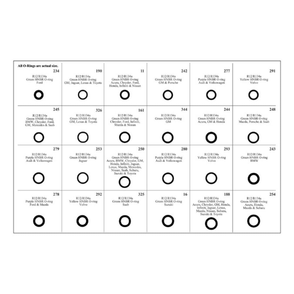 Master Tech MT2000 O-ring Kit #2 MT9553