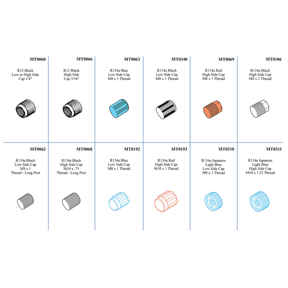 New Euro Cabinet - Valve Caps MT9576