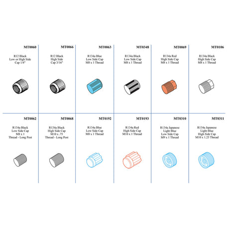 New Euro Cabinet - Valve Caps MT9576