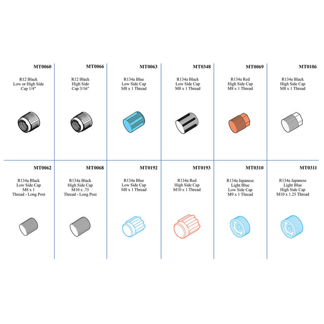 New Euro Cabinet - Valve Caps MT9576
