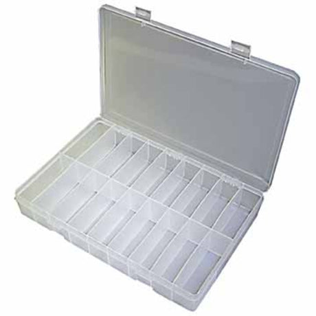 18 Compartment Plastic Box - Empty - Fits MT9611 MT9607