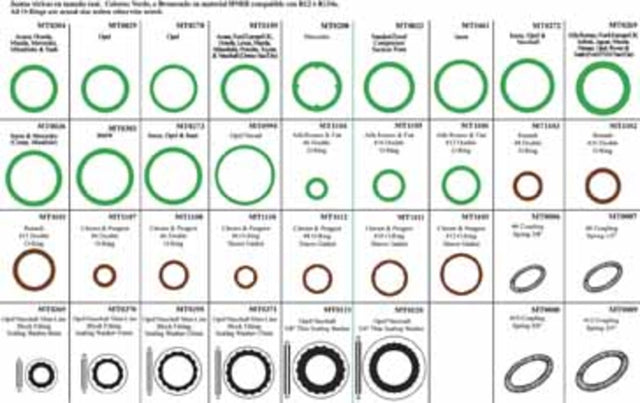 Rapid Pro A/C Kit-europe Box 3 O-rings-large/sealing MT9697
