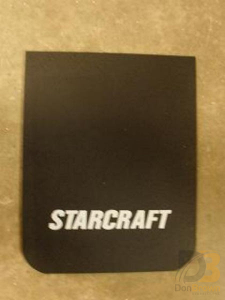 Mud Flap 19 X 24.25 Rear Radius Corner With Holes Screenprint Starcraft Logo 21-005-006 Bus Parts