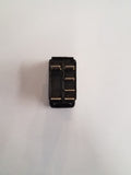 On / Off Switch - Maintained Black Rubber 08-011-002 Bus Parts