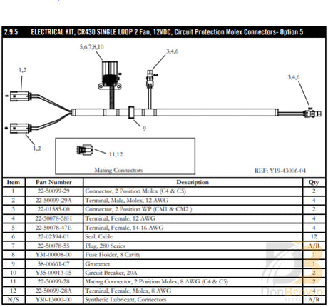 Plug Cavity 22-50078-55 Air Conditioning