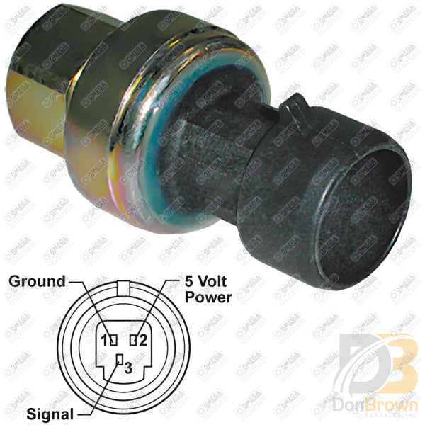 Pressure Transducer R12 - Female 3/8-24 Thread Mt1297 Air Conditioning