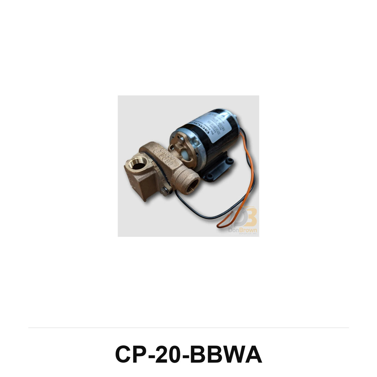 Pump, Booster, Groco 15-011-002 Cp-20-bbwa