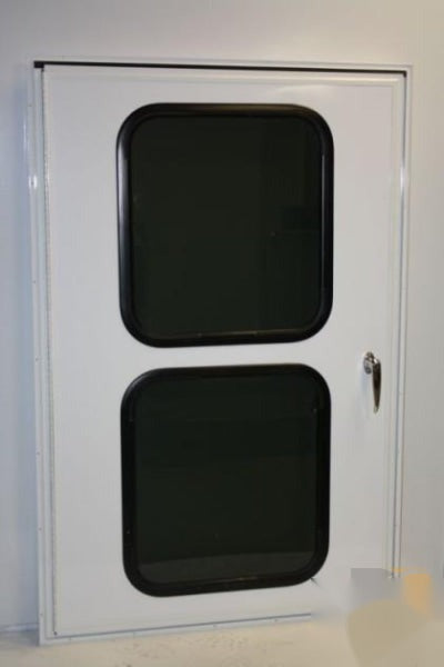 Rear Door Assembly, with 2 Windows, 32.75 X 58, Starquest Low-pro 07-001-019