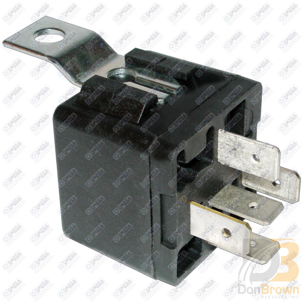 Relay 5 Pin - 12 Volts Dual Output With Bracket Mt1453 Air Conditioning