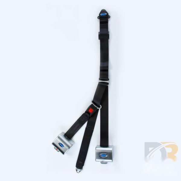 Retractable shoulder/lap belt combo assembly with retractable female half Q8-6326-A2 - Don Brown Bus Parts