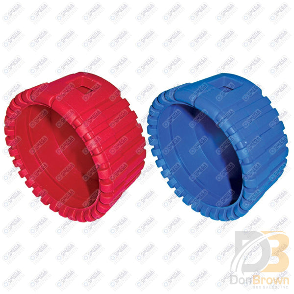 Rubber Gauge Covers - Set Of (1) Red Blue Mt1296 Air Conditioning