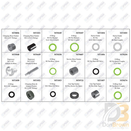 Seal O-Ring And Depressor Kit - R12/r134A Chargin Mt1050 Air Conditioning