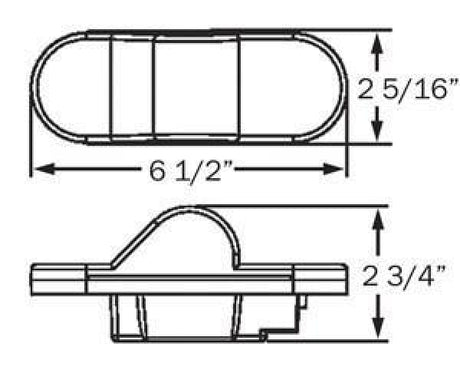 Side Marker Incandescent Mid Ship Amber 08-007-008 St75Ab Bus Parts