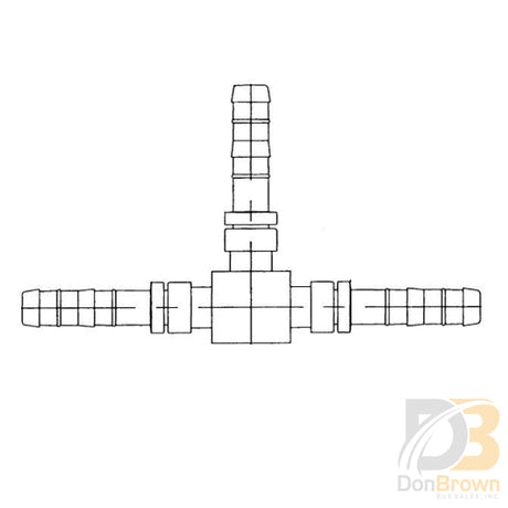 Splicer T 3 Hose Connector No. 6 Fitting 2633912 1001563237 Air Conditioning
