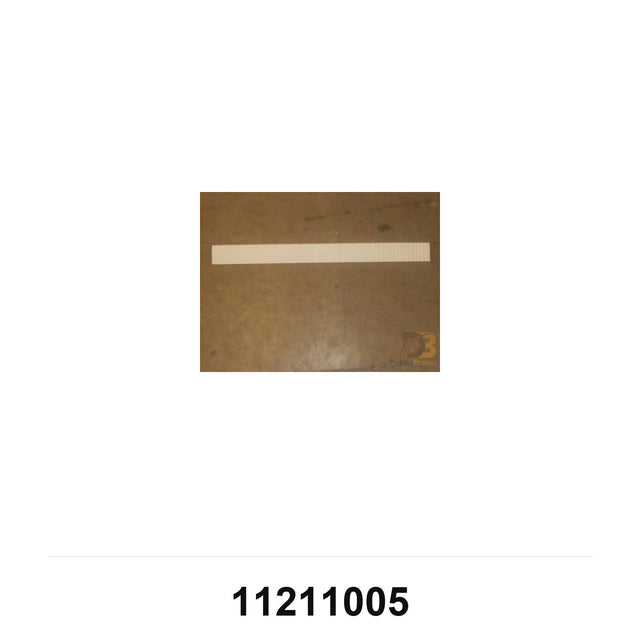 Step, Nosing, White, 3" X 35.75", Ribbed 11211005 - Don Brown Bus Parts