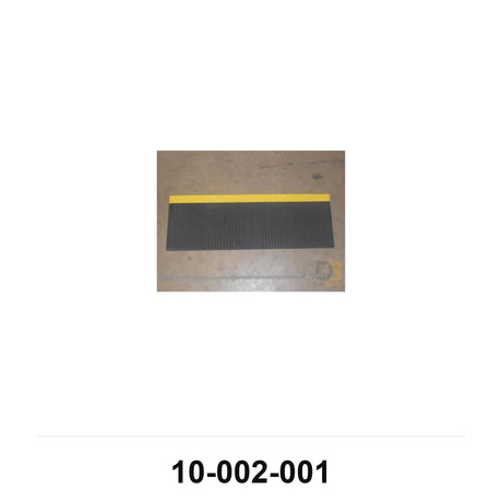 Step Tread, 12" X 36", Yellow and Black 10-002-001 - Don Brown Bus Parts