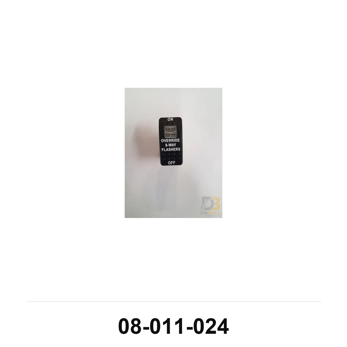 08-011-024 Sw Override 8WY Flsh Blk