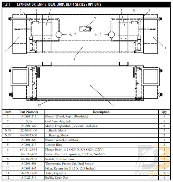 Switch Press (3-9) 12-00299-01 Air Conditioning