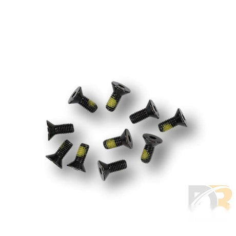 10 Pk / Screw #10 32 X 1/2 Fhdhxs Auto Black w / Patch 17192P-10KS - Don Brown Bus Parts