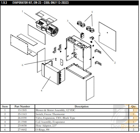 Thermostat 25-1163 Air Conditioning