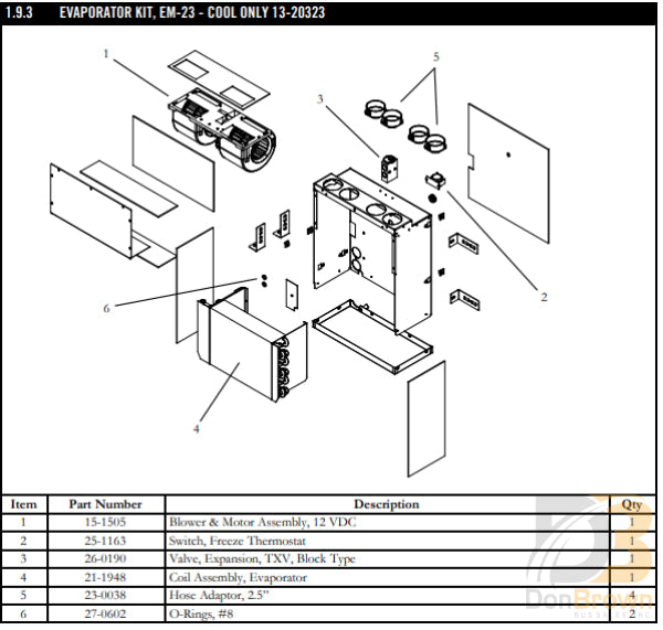 Thermostat 25-1163 Air Conditioning