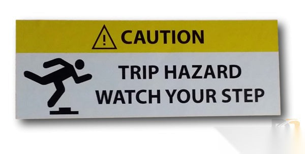 Tripping Hazard Decal IH-TH - Don Brown Bus Parts