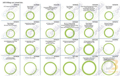 Ultimate - 24 Compartment Kit O-Rings .724 To 1.42 Mt9614 Air Conditioning