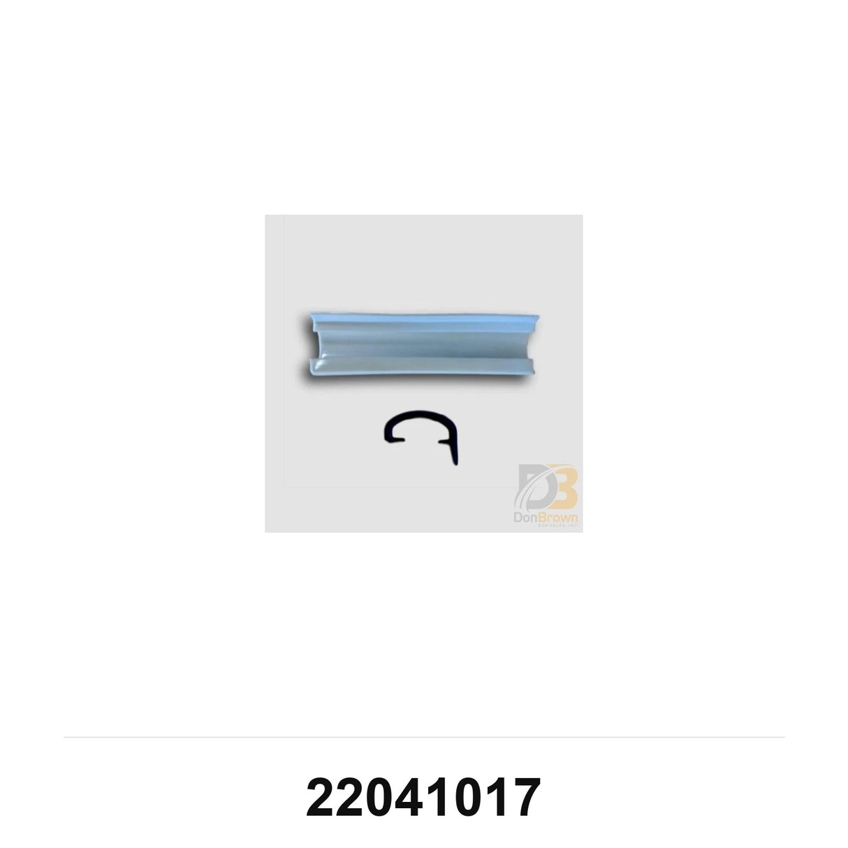 22041017 VINYL TRIM, BRIGHT WHITE, Per Foot
