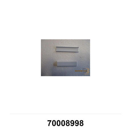 White Plastic Insert, Comes IN 12' Sections, 2010 and Before, Horizontal Molding 70008998 - Don Brown Bus Parts