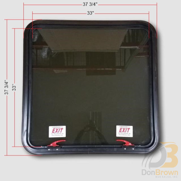 Window, Egress, Solid, 36 X 36, Bottom Latch Handles 07-006-037