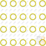 20 Per Yellow Hnbr O Rings Mt3806 Air Conditioning