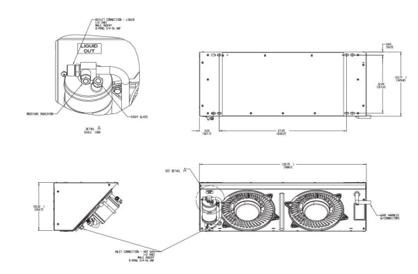 Top Level Kit Cm-2 Condenser 12V W/ Smooth Skirt Grill Slim Line Micro Channel 77-00273-11 Ac Unit