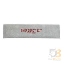 Cover Headpad Emergency Exit Fm45/55 Red On Gray 2022211 Air Conditioning