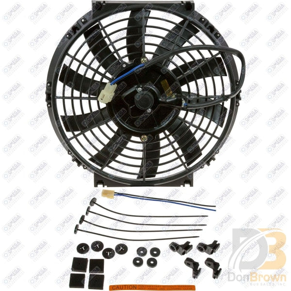 Fan Assembly 10In 12V Pusher Rev S Blades 256Mm 25-14812 Air Conditioning