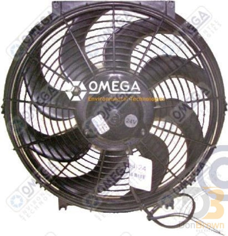 Fan Assembly 11In 24V Hd Pusher Rev S Blades 140W 25-14864-24 Air Conditioning