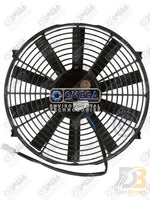 Fan Assembly 12In 12V Puller Rev Straight Blades 339Mm 25-14828 Air Conditioning